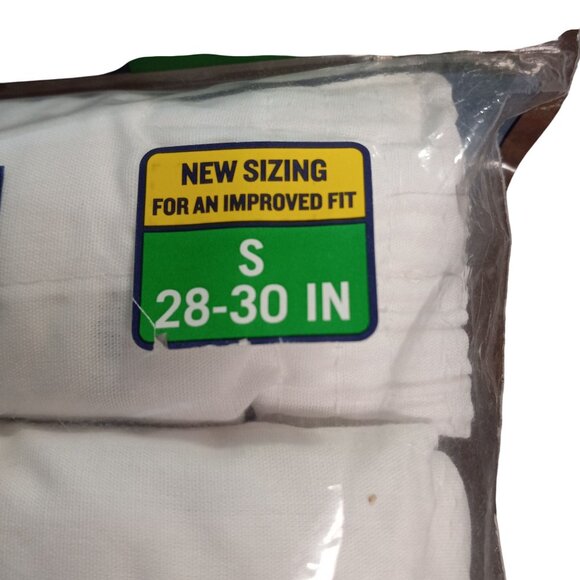 Fruit Of The Loom Size S 28-30 Boxers Mens 5-Pack White Relaxed Fit NEW - Picture 2 of 5